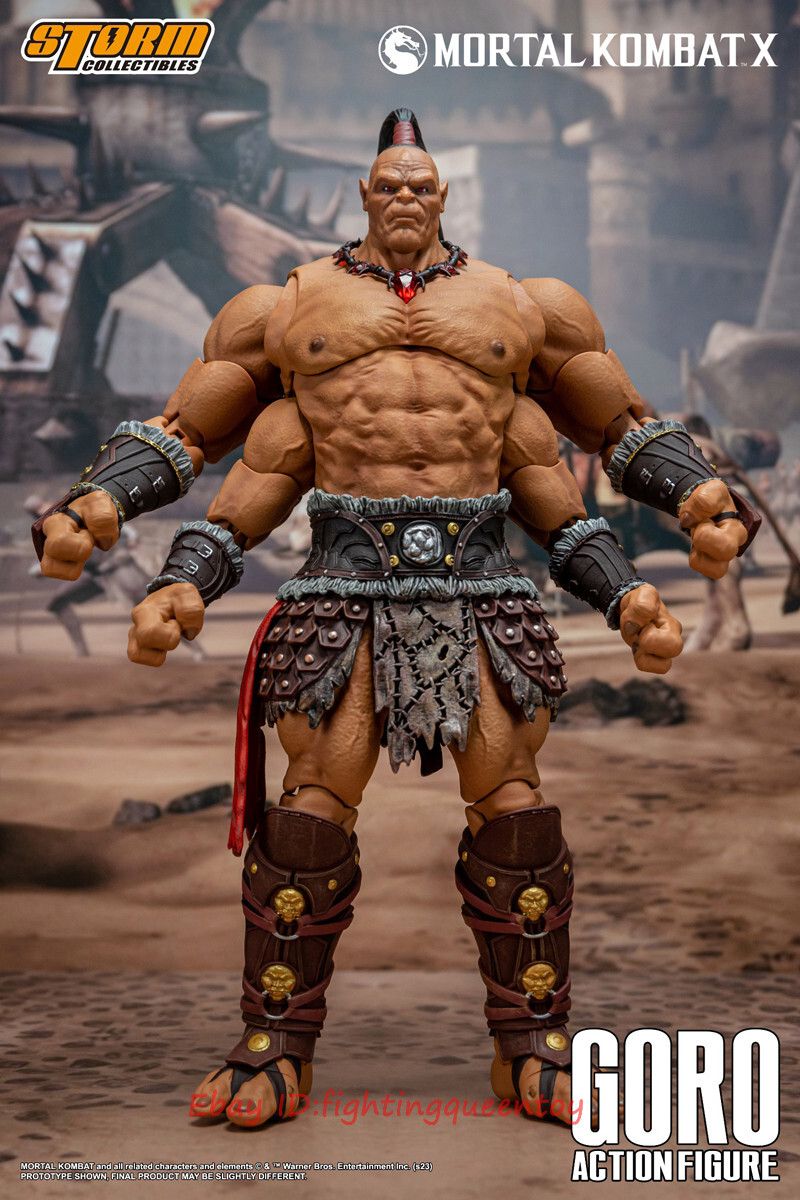 Storm Toys GORO MORTAL KOMBAT DCMK18 1/12 Scale Figure 3 Heads