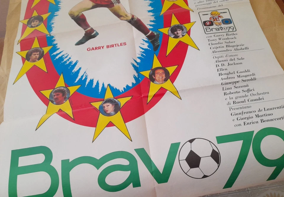 Poster calcio vintage BRAVO 79 Garry Birtles ( Anni 70 ) Guerin Sportivo  - Immagine 3 di 4
