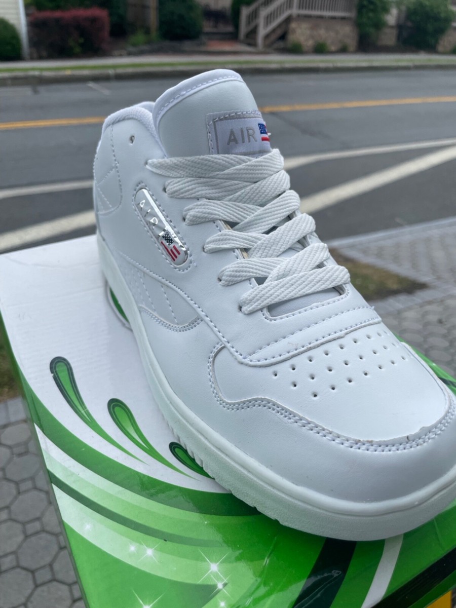 Mens AIR White Walking Sneakers Style A150