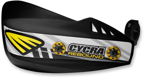 Cycra Rebound Hand Guards With Orange Shields - Motocross & Dirt Bike Hand Protection
