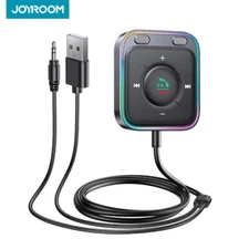 JOYROOM Bluetooth 5.4 AUX Car Adapter[2025 Upgrade] [Stronger Dual Mics& Noise C
