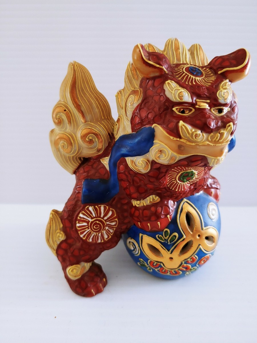 Vintage Japanese Shi Shi Lion Dogs Komainu Japan Foo Dog