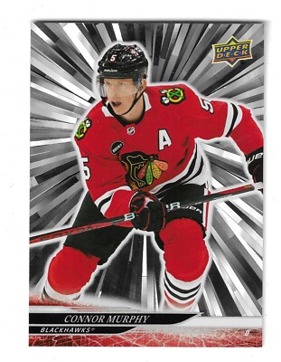 2024-25 Upper Deck Series 2 Silver Outburst Connor Murphy #283 Blackhawks