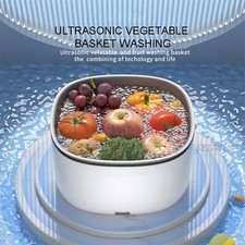 Food Purifier Basket Ultrasonic Cleaner Machine Fruit and Vegetable Cleaner