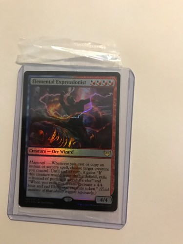 ELEMENTAL EXPRESSIONIST : Prerelease FOIL NM Strixhaven: School of Mages MTG 181 - Picture 2 of 4