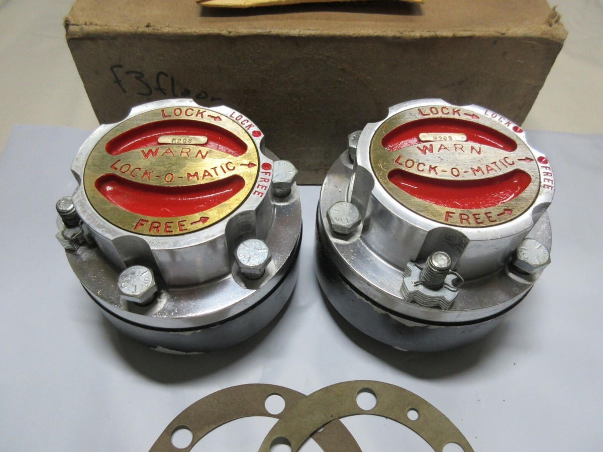 NOS WARN M208 6094 Locking Hubs Jeep J4800 Pickup Camper Special