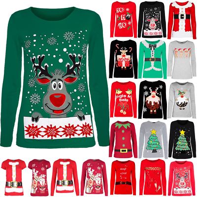 plus size ladies christmas t shirts