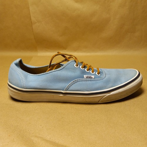 Vans Womens Blue Canvas Shoes Sneakers Lace Up Off The Wall Old Skool US 10.5 - Picture 9 of 11