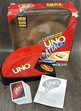Uno Attack Electronic Card Launcher Game w/ All Cards 2005 Mattel Tested Working