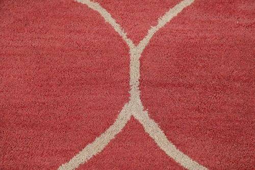 Modern Trellis Oriental Area Rug Hand-Tufted Wool 9x12 ft Dining Room NEW Carpet - Picture 9 of 23