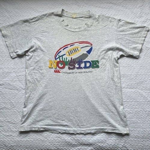 Vintage Canterbury Of New Zealand No Side Rugby Football T Shirt Single Stitched
