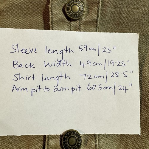 Levi's Mens Khaki Shirt Size Med Red Tab Authentic Jeans Wear Casual WPL423 - Picture 13 of 13