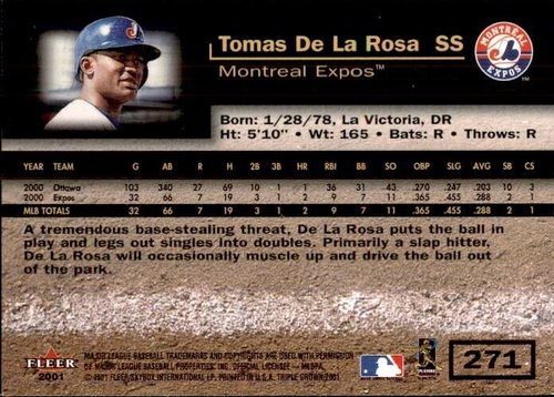 2001 Fleer Triple Crown Baseball - Pick Your Card - Picture 138 of 193