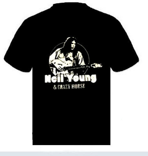 Neil Young And Crazy Horse   Music punk rock t-shirt  S-M - XXL   NEW - Zdjęcie 1 z 1