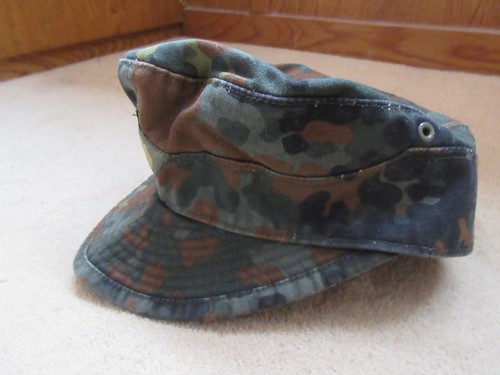 3 German Army Camouflage Flecktarn Caps, Small Size 53/ 58 - Picture 9 of 19