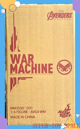 Hot Toys 1/6 MMS530D31 Avengers 4: Endgame War Machine Die Cast Alloy