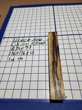 Black and White Ebony  Wood turning  blank  1 3/4 "x 1 3/4"x  12 " EBW71