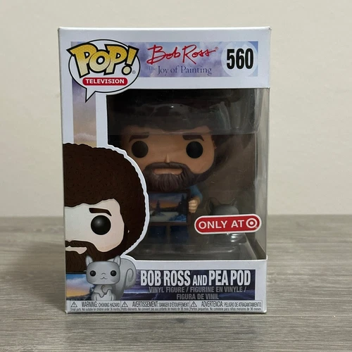Funko Pop Bob Ross Pea Pod 560 Target Exclusive Television With Protector