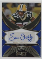 2024 Panini Select Signatures Blue Prizm 27/99 Sam Shields #SSP-SSS Auto c7z
