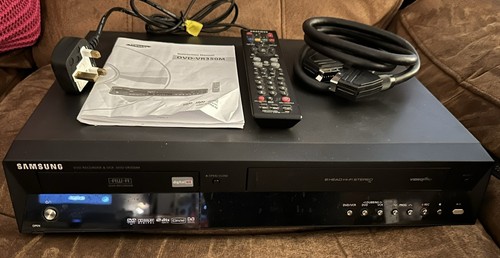 Samsung DVD-VR350 DVD VHS/Video Recorder Player - Remote, Instructions & Scart - Picture 1 of 9