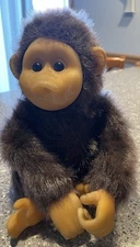 Vintage “Little Monkey Lost” Thumb Sucking w/Squeaker Sound Plush Doll Hosung