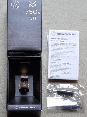 Audio-Technica AT-VM750xSH MM Tonabnehmer Shibata,  Bor-Nadelträger