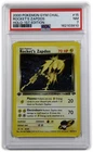 2000 PSA NM 7 Pokemon Gym Challenge 15/132 Rocket's Zapdos Holo 1st Card #62642B