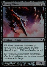 Frenzy Sliver -Foil Near Mint MTG Premium Deck Series: Slivers