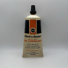 Vintage Black & Decker Heavy Duty Oil Lubricant 60086 Worm Drive Saw 6 ounces