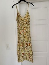 Spell and the Gypsy Collective Sayulita Floral Dress Yellow Size XL