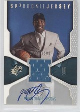 2000-01 SPx SPx Rookie Jersey Auto 1438/2500 Mateen Cleaves #118 Auto 3g8