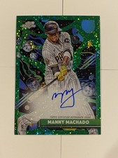 2025 Topps Cosmic  - Autographs Manny Machado #CCA-MMA Green Refractor 68 /75