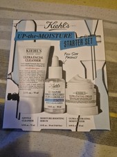 Image of Kiehl's Up The Moisture Skincare Starter Set Serum, Cleanser & Cream BNIB