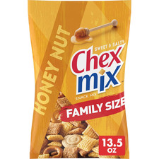 Chex Mix Sweet and Salty Honey Nut Snack Mix, Family Size, 13.5 Oz