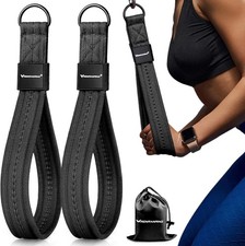RENRANRING Tricep Rope Cable Attachment Handles for Gym, 13inch Exercise Handles