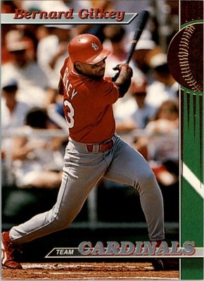 1993 Cardinals Stadium Club #3 Bernard Gilkey - BB