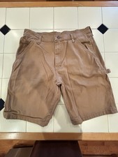 Wrangler Relaxed Fit Shorts Mens 33  Cargo Shorts Cool Brown Color RN 130273