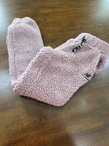 Girls Purple New Balance Sherpa Fuzzy Pants Medium 10/12