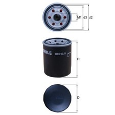 Ölfilter für Suzuki Kizashi FR Liana ER Samurai SJ SJ410 OS SJ413 | 605782