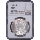 1900-O $1 Morgan Silver Dollar ~ NGC MS 64