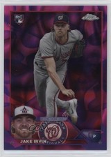 2023 Chrome Update Magenta & Purple Lava Lamp Refractor 203/299 Jake Irvin 08aq