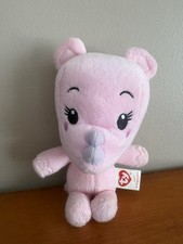 Ni Hao Kai Lan Doll Plush 6" Ty Beanie Baby Lulu The Rhino Nickelodeon Rare Htf