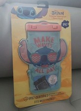 Disney Stitch IPX7 Universal WaterProof Phone Pouch/Lanyard Make Waves All Day