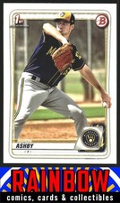 2020 Bowman #BP-57 Aaron Ashby Milwaukee Brewers