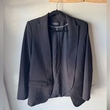 WHBM White House Black Market Relaxed Blazer Black Size 8