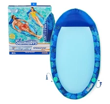 SwimWays Swimways Elite Spring Float Hammock Pool Lounge Hammock