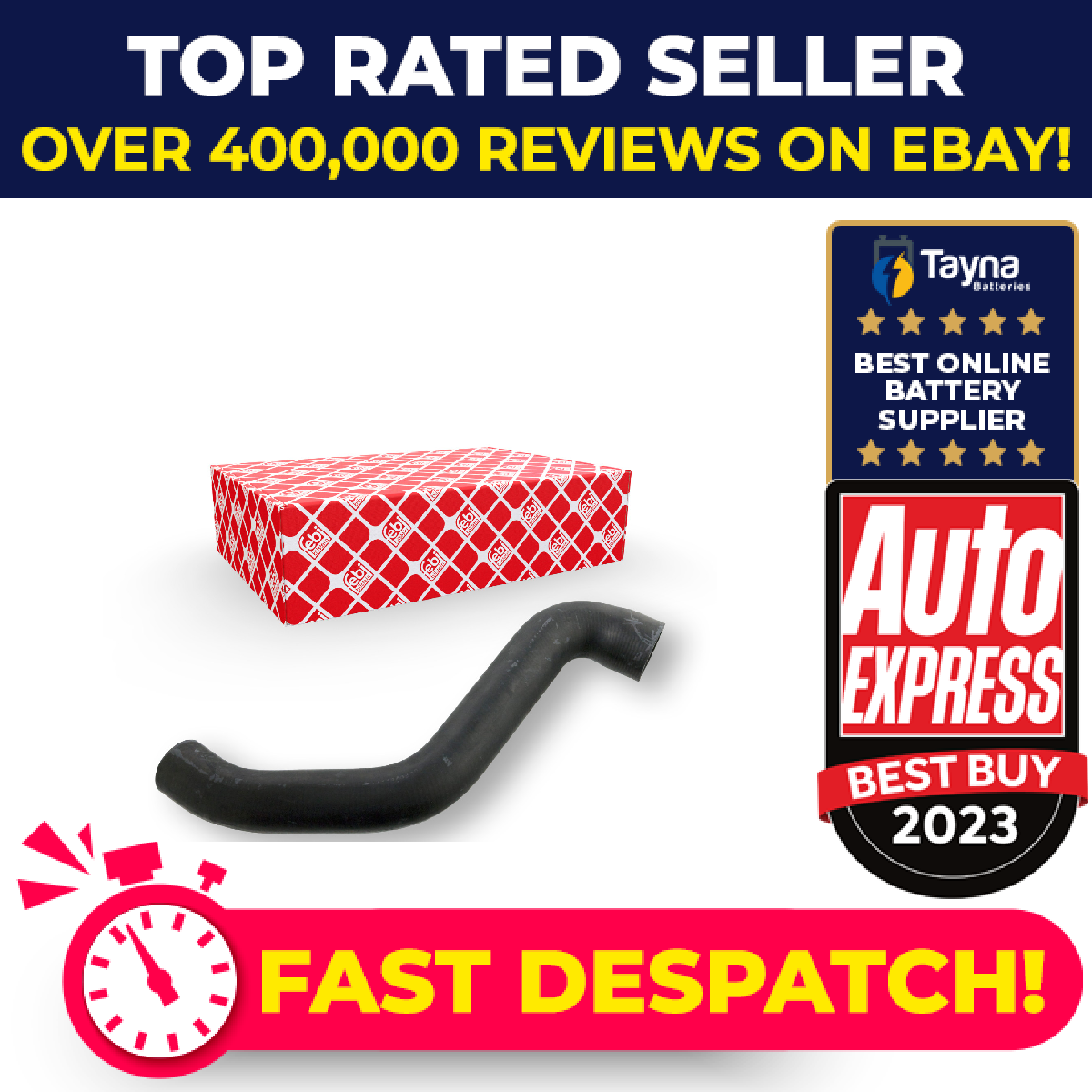 Radiator Hose Upper 12986 Febi Coolant A1165013482 1165013482 Quality Guaranteed