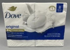Lot of 8 Dove Beauty Bar Moisturizing Soap 4.25 Oz. Ea. Individually Boxed