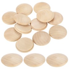 16pcs Wooden Caps, 30mm/1.18" for Movable Screw Holes