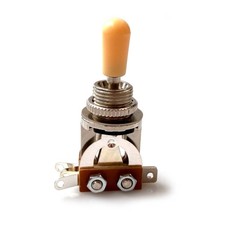 Les Paul 3 Way Selector Toggle Switch – Chrome, Black, Gold